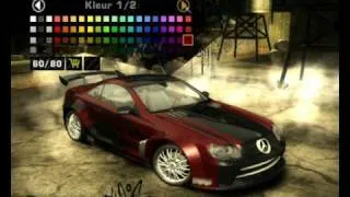 NFS MW - Tuning Mercedes SL 500