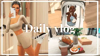 Day In The Life: Mommy Daughter Picnic • The Sims 4 Vlog 📷🤍 Mommy Workout/Deep Cleaning