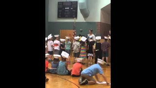 My son graduating kindergarten!