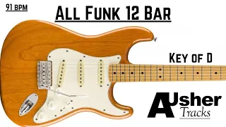 All Funk! Guitar Backing Track Jam in D major