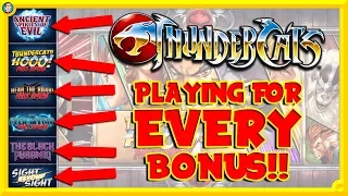 Thundercats Slot Challenge 🐯 Can I get ALL of the BONUSES??