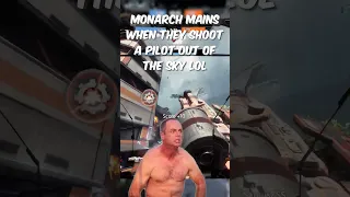 When a Monarch MAIN shoots a Pilot out of the sky 🤣#shorts #titanfall2 #titanfall