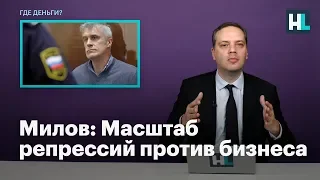 Милов: масштаб репрессий против бизнеса