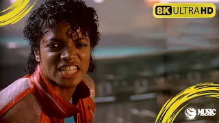 Michael Jackson - Beat It - 8K• ULTRA HD (REMASTERED UPSCALE)