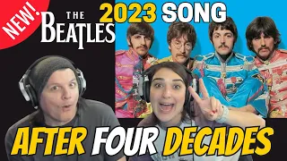 THE BEATLES NEWEST SONG: Now And Then | 2023 Release After 45+ years!! | COUPLE FIRST REACTION