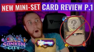 NEW Mini-Set! One Card ALREADY BANNED!! First 26 Cards Reviewed - Hearthstone Arena Sunken City