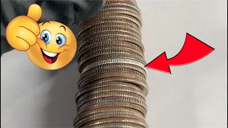 Coin Roll Hunting Dimes & Quarters - Found silver!