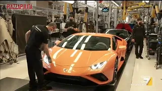 Lamborghini: ecco come riparte una fabbrica