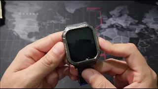 Unboxing V50 smart watch en español.  No es de uso rudo.