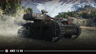 WOT: Качаю АМХ 13 90.