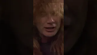 DAVE MUSTAINE TALKS ABOUT THE FIRST TIME TOURING WITH DIO #megadeth #davemustaine #dio