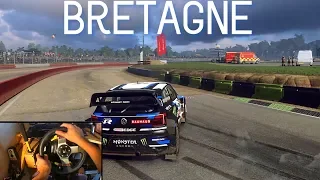 Volkswagen Polo R | Dirt Rally 2.0 | Rallycross | Steering Wheel Gameplay | PC