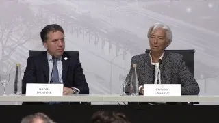 Press conference by Argentine Treasury Minister and International Monetary Fund Managing Director