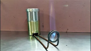 Copper coil burner