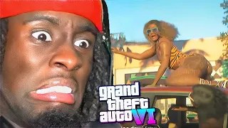 Kai Cenat Reacts To Official GTA 6 Trailer!