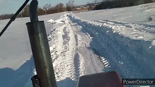 Т25. Испытания широких колес по Снегу. 🎄