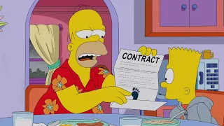 The Simpsons: Thanksgiving Contract.