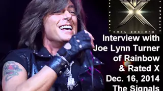 Joe Lynn Turner (Rainbow, Yngwie, Rated X) 2014 Interview on the Signals of Intuition