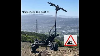 Nami Burn-E 2 Max 40AH Steepest Hill Climb Test - Fastest Electric Scooter