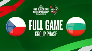 Czech Republic v Bulgaria | Full Basketball Game | FIBA U16 European Championship 2022 - Division B