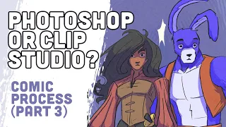 I'm Addicted to Photoshop (Comic Process Part 3 - COLORING!)