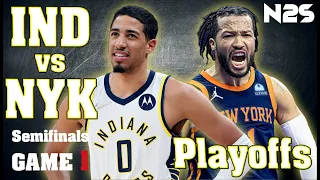 🛑PLAYOFFS - SEMIFINALS - PACERS vs KNICKS - GAME 1 - NBA 2K24