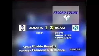 1995-96 (3a - 17-09-1995) Atalanta-Napoli 1-3 [Vieri,Buso,Imbriani,Agostini] Servizio D.S.Rai3