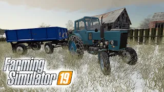 ВНУК ПОМОГ ДЕДУШКЕ ЗАГОТОВИТЬ ДРОВА НА ЗИМУ! FARMING SIMULATOR