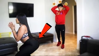 WORKING OUT WHILE WEARING FAMOUS TIK TOK BUT-LIFTING LEGGINGS!! **TO SEE HOW MY BOYFRIEND REACTS**