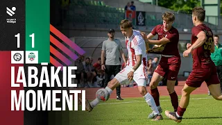 17. kārta: FS Jelgava 1:1 FK Liepāja (Labākie momenti)