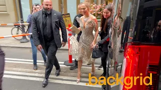 Jennifer Lopez looks radiant in a silver dress as she heads to the Met Gala 2024.