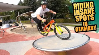 RIDING INSANE SPOTS IN GERMANY AND FITTING PROTOTYPE MTB PARTS!