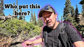 A Strange Find in the Forest - Wood Stove Camping at 9,000 Feet