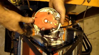 How to install a distributor in a small block chevy the easy way.