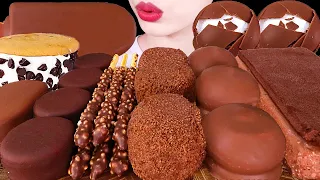 ASMR MUKBANG｜CHOCOLATE PARTY *ICE CREAM, MARSHMALLOW, MOCHI, TICO, TUNNOCK'S 초콜릿 파티 EATING SOUNDS 먹방