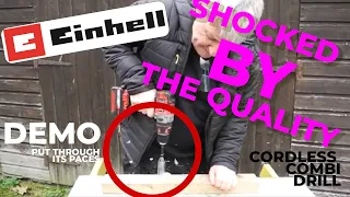 Einhell Cordless Combi Drill Demonstration 2 Min Review Video - TOOLKiT