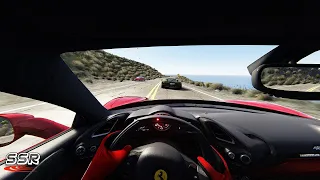 Amazing! Pacific Coast Highway Cruise Chilling With Traffic | Assetto Corsa GoPro FOV