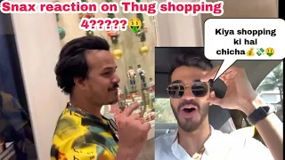 💸Snax shocked after seeing Thug shopping 🤑