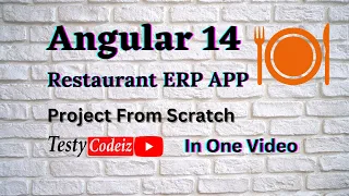 Angular 14 Restaurant Project from Scratch, Restaurant ERP Project using Angular Material UI