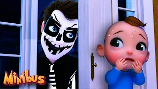 Monsters Go Away! | Don't Open The Door To Strangers | Nursery Rhymes & Kids Songs by Minibus