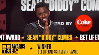 Diddy Receives His Lifetime Achievement Crown 👑 | BET Awards '22