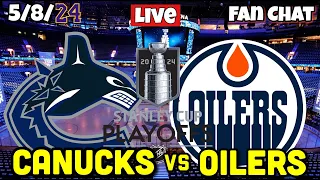 Vancouver Canucks vs Edmonton Oilers Live NHL Live Stream