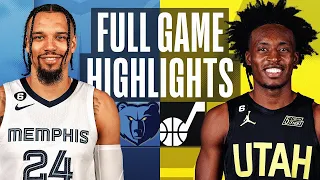 Utah Jazz vs. Memphis Grizzlies Full Game Highlights | Oct 29 | 2022 NBA Season