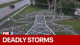 Cleanup underway in Houston after deadly severe weather