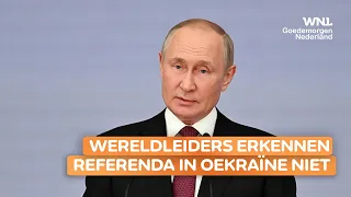 Wereldleiders erkennen aangekondigde referenda in bezet Oekraïne niet