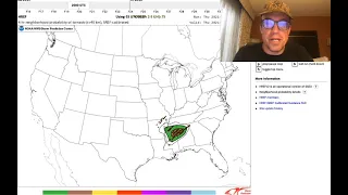 LIVE update on HIGH RISK for tornado outbreak across large parts of MS/AL/TN/KY