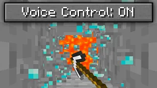 CONTROLLING MINECRAFT WITH MY VOICE..