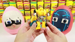 Learn Colors Mega Play Doh Surprise Egg PJ Masks Surprise Egg Play-Doh Toys