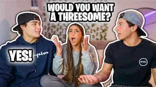 ASKING MY BOYFRIEND AND BROTHER *JUICY* QUESTIONS GIRLS ARE TOO AFRAID TO ASK (EXTREME)
