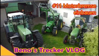 TreckerVLOG#11 | Motorbremse am Fendt Xylon 524 einbauen | GoPro an Fantic | Was macht das Kleegras